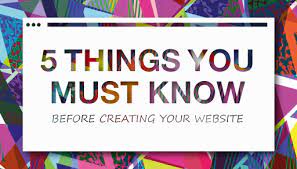 5 things to know when starting a website 